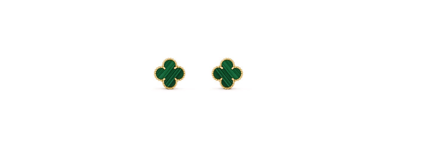 Boucles d'oreilles Malachite