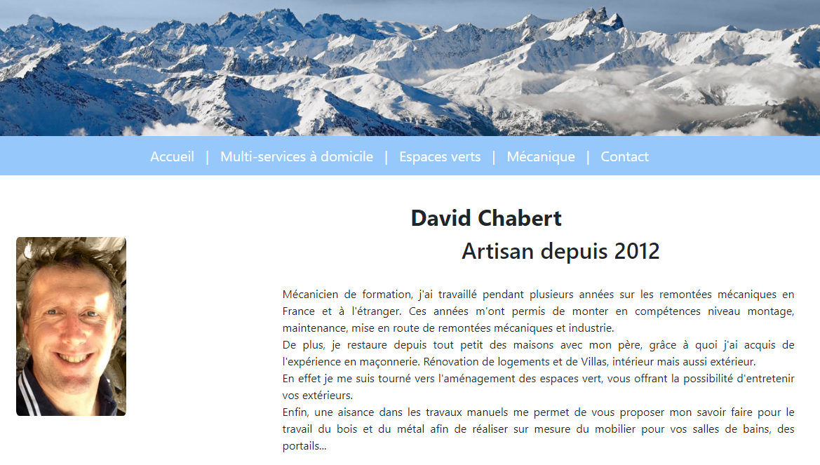 Screen site David Chabert